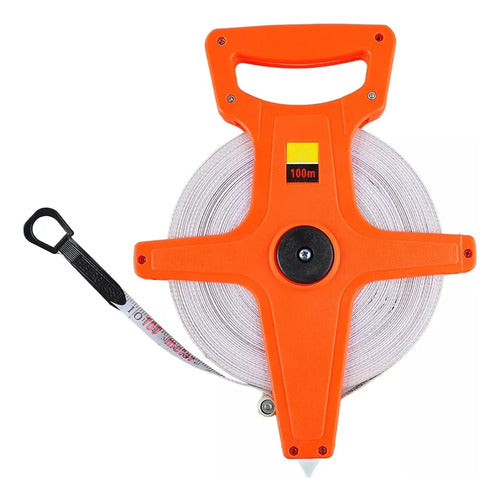 Herramientas Mayorista 100 Meters Flexible Folding Surveyor Measuring Tape 0