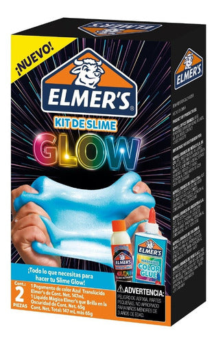 Elmer's Glow In The Dark Slime Kit - 2 Pieces - Crafts 3