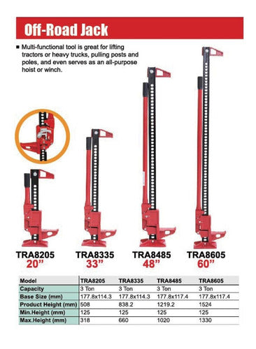 Gato Multifuncion 3 Toneladas 33  Para 4x4-jeep-tractor 3