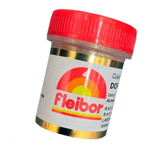 Fleibor Colorante En Polvo Plateado Dorado Para Cupcakes 6