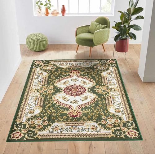 Persian Style Non-Slip Green Carpet 200x300 Kreatex 1