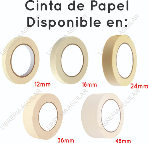 3 Adhesive Paper Tape 18mm Masking for Painter 2