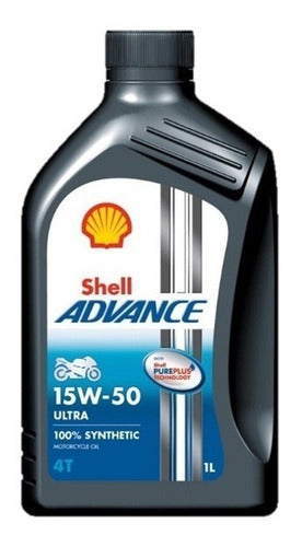 Aceite Shell Advance Ultra 100% Sintético - 15w 50 - Usa 1