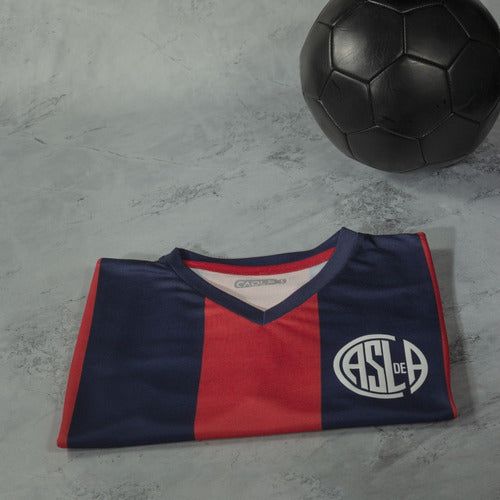 Vintage San Lorenzo Retro Football Shirt from Boedo Cuervo 3