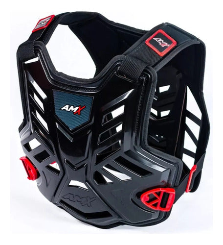 AMX Motocross Chest Protector Adult Black One Size 0