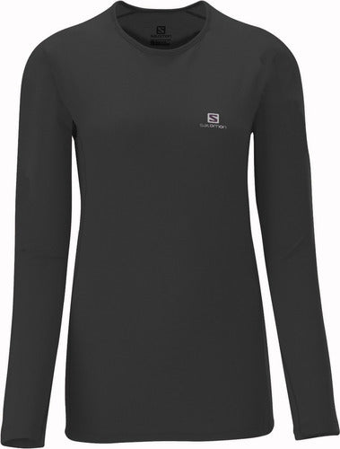 Salomon Baselayer Hybrid Kids Thermal Shirt - Black 0