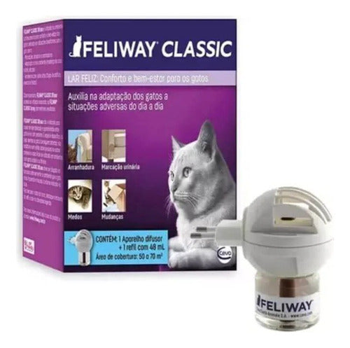 02 Feliway Classic Difusor + Refil 48ml 0