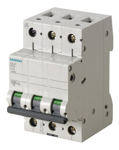 Siemens Kit Llave Termica Termomagnetica Tripolar 25A X4 Uds 1