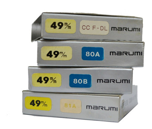 Marumi 49mm Filters 80A - 80B - 81A - F DL - Morón 0