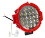 Set of 2 51W Round 17 LED 4x4 Auxiliary Projector Lights 6