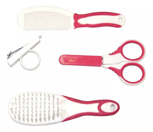 Priori Baby Care Set: Nail Clipper, Scissor, Brush, and Comb 0