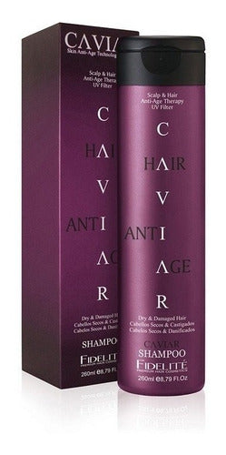 Caviar Anti-Aging Shampoo and Conditioner for Dry and Damaged Hair - Fidelité 260 mL 3