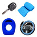 NL Steering Wheel Cover + Silicone Key Case - Vw Suran Fox - Blue 0