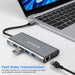 BorlterClamp USB C Hub, 11 in 1 USB C Dock 2