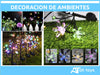 Alitrade Set X 2 Luces Solares Estaca Multicolor Cálida Flores 70cm 4