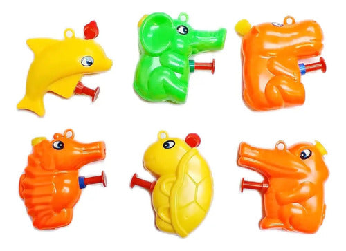 10 Pistola Agua Animales Juguete Piñata Souvenir 0