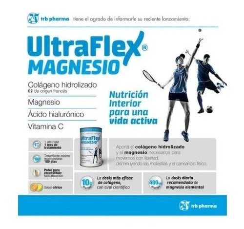 TRB Pharma Ultraflex Magnesium Hydrolyzed Collagen Powder 420g x 2u 1