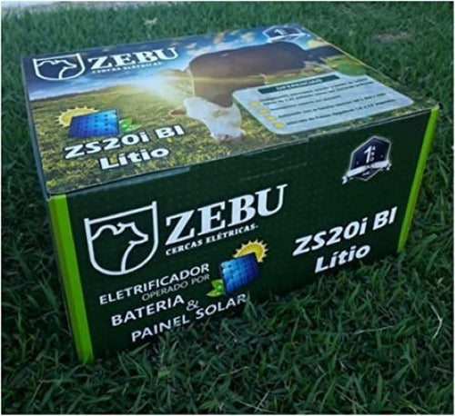 Cerca Eletrica Solar Rural Zebu Com Bateria De Lítio Zs20bi 1