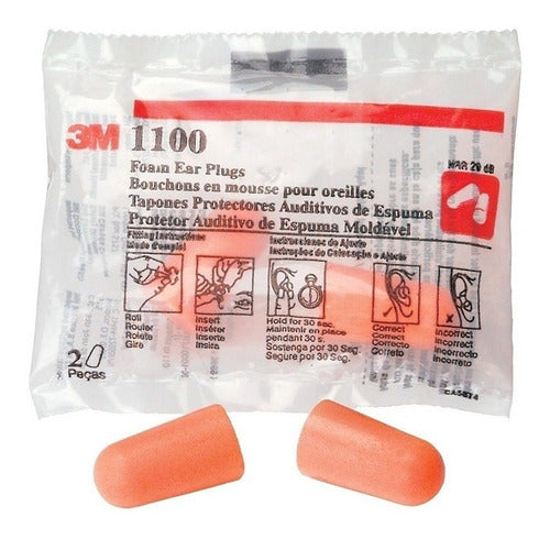 3M Original Ear Plugs Pack of 2 Pairs Z28 2