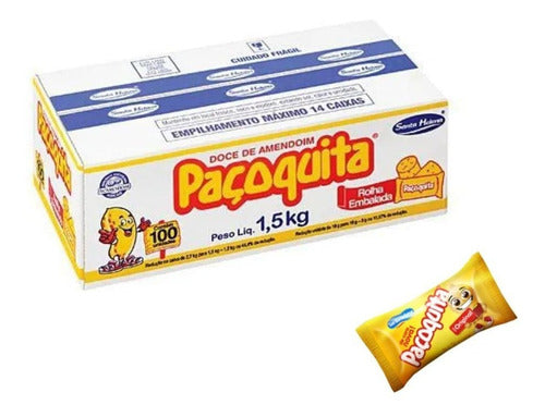 Paçoquita Rolha Embalada Caixa C/100 0