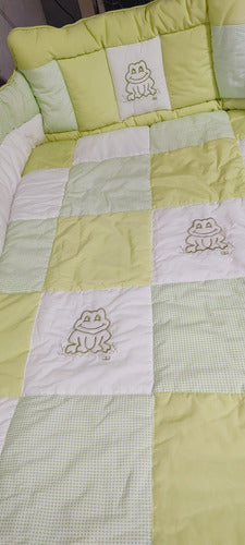 Ana Giammaría Quilted Bedding Set and Bumper for Functional Crib 0