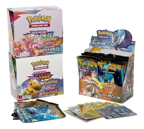 Mystery Box Silver Pokemon Tcg Bootleg / 295 Cartas 3