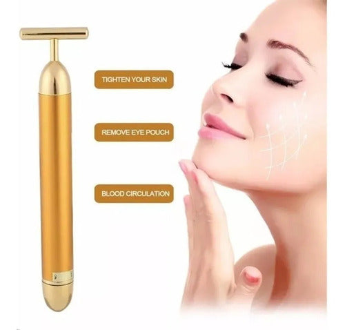 Golden Pulse 24k Facial Massager with Anti-Aging Vibration 1