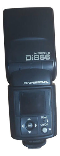 Flash Nissin Profesional Mark Ll Di866 Para Canon C/funda 5