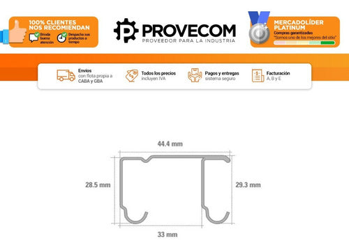 Ducasse Kit Herrajes Placard 2 Ptas | Simple 1,50mt 4