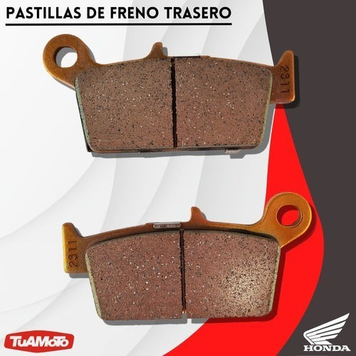 Honda Original Rear Brake Pads for NX4 Falcon 3