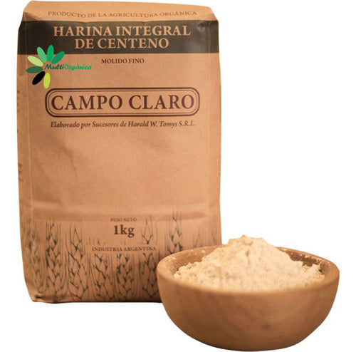 Campo Claro Organic Whole Rye Flour - Pack 0