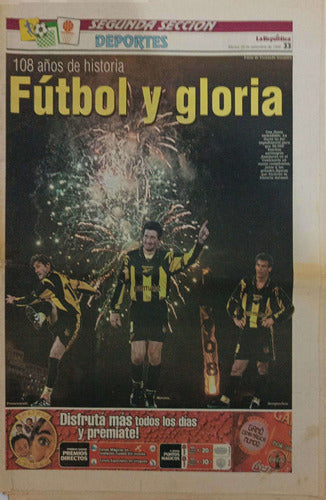 Combo 4 Suplementos Especiales 108 Años Peñarol 1999 2