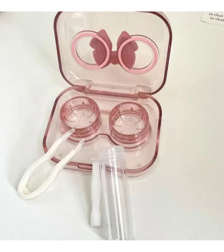Contact Lens Case Kit with Red Ribbon 2