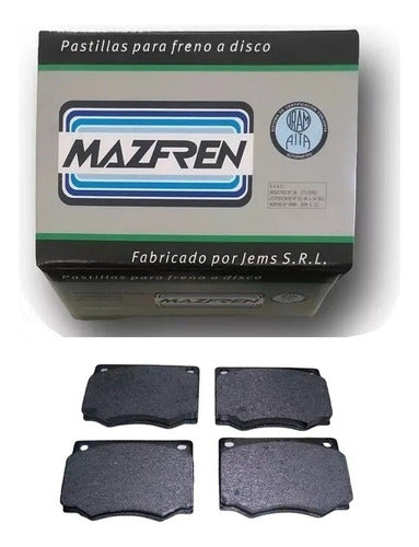 Mazfren Pastilla Freno Vw Kombi Furgon Todas 0