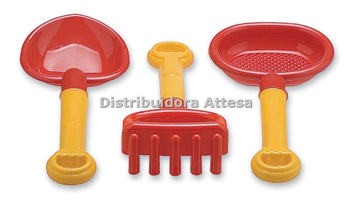 Duravit Beach Toys Bucket Shovel Rake Strainer and Mold Set 1