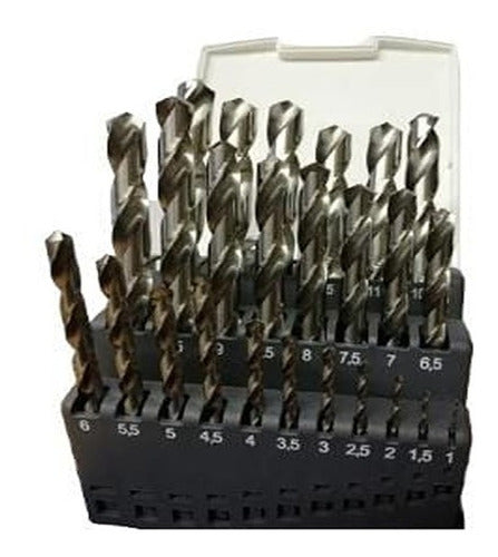 Twill Lenox High-Speed Steel Drill Bit Set 25 Pieces 1-13mm Case 1