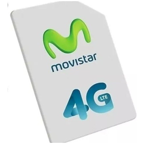 Movistar 4G Prepago SIM Card 0