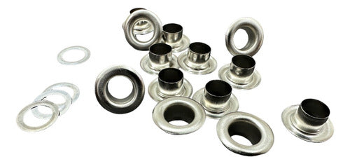 Gatuvia Ojalilo Ojal Metal 10mm C/ Arandela Niquel 100 Unidad Oferta 0