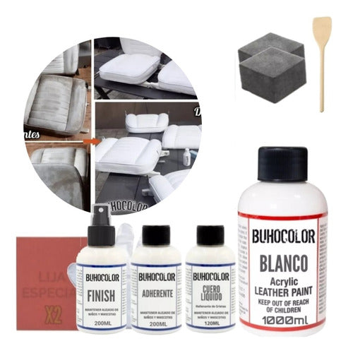 Buhocolor Nautica Kit Restaura Butaca Asiento Nautica - Pintura 1lt 0