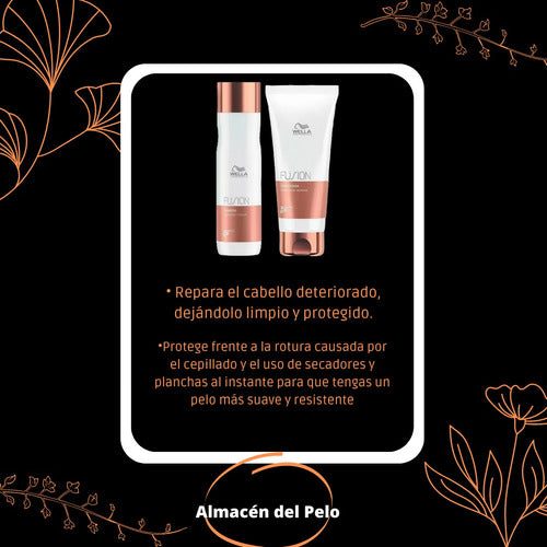 Shampoo 250ml + Acondicionador 200ml Fusion - Wella 1