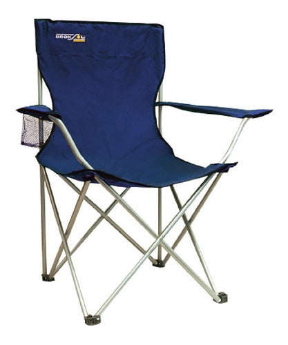 Broksol Folding Director Chair with Armrests, Cup Holder, and Carry Case - Set of 2 1