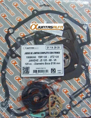 Alfa Complete Engine Gasket Kit for Jianshe JS 125 6BV6 1