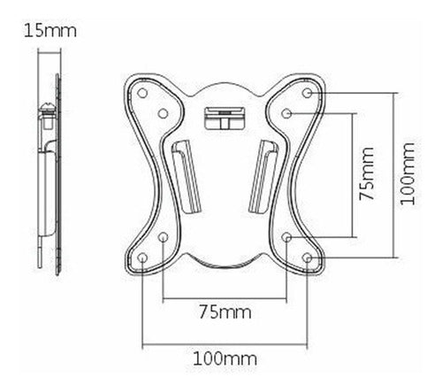 Brateck Km20-11f Wall Mount for 13 to 27 Inches TV with Accessories Mf Shop 1