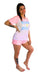 Summer Sale Short Sleeve Striped Pajama Set by Bianca Secreta 2