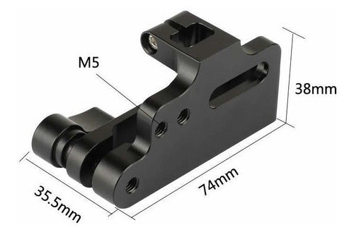 Camvate Tripod Mount Support for Samsung T5 1