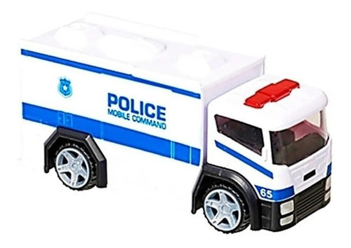 Teamsterz Urban Fire Truck Police Metal 12cm PCE 14065 Bigshop 0