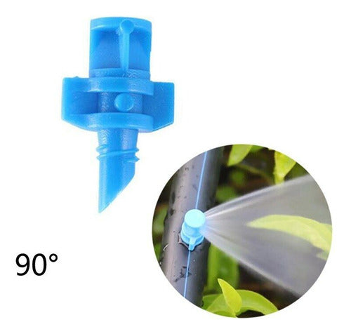 100 x Micro Sprinkler Irrigation Hydroponics Aeroponics 90° 1