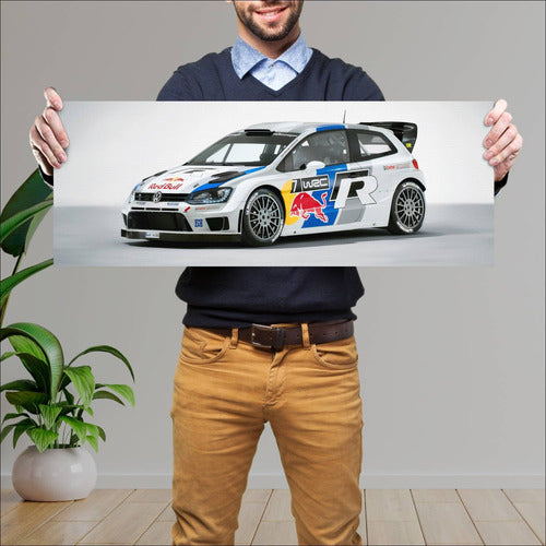 Volkswagen Cuadro 30x80cm Auto 2013 Polo R Wrc 4 951 0