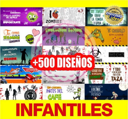 Imprimi Kits Plantillas Tazas Infantiles Dia Del Niño Para Sublimar 5