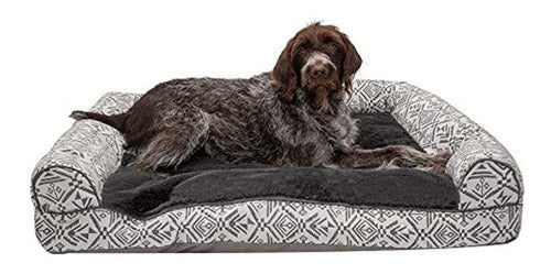 Furhaven Pet - Cama Tipo Almohada Para Perros Estilo Sofá Y 0